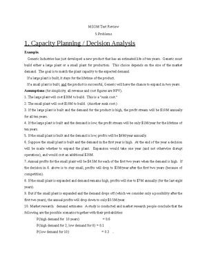 Ch 12 - EOQ Quantity Invt. Formulas - MSOM Chapter 12: Inventory ...