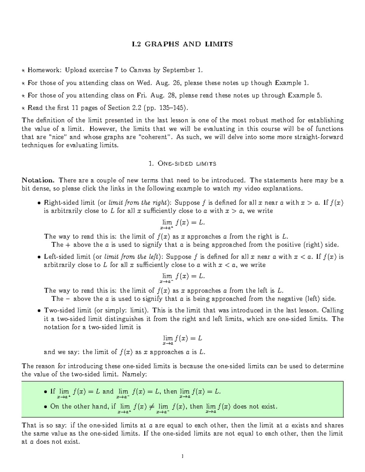 02-Graphs And Limits - assignment - ?Homework: Upload exercise 7 to ...