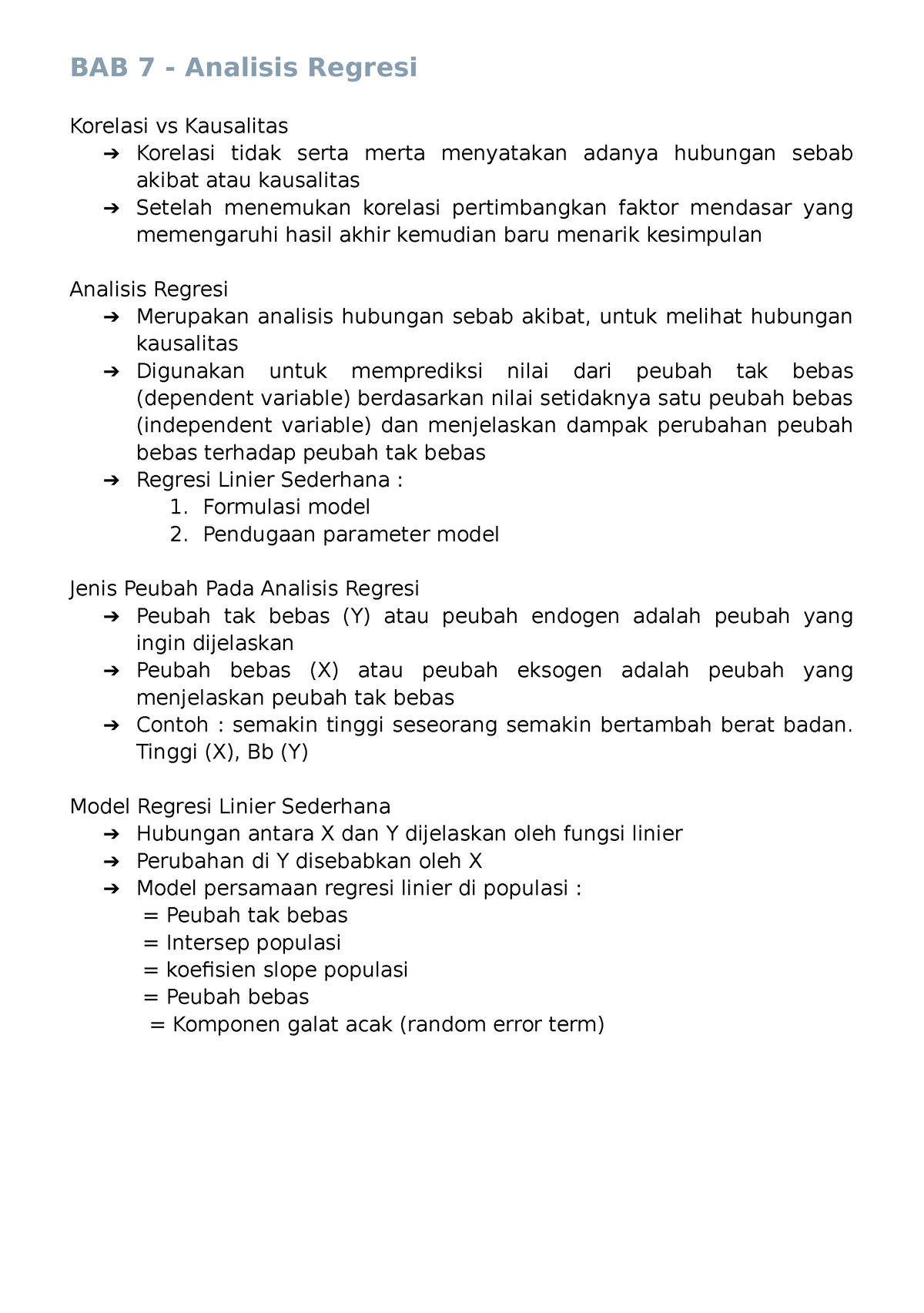 Analisis Regresi - BAB 7 - Analisis Regresi Korelasi Vs Kausalitas ...