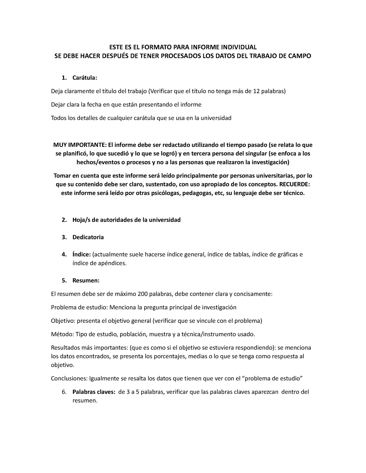 Formato Informe Final Individual Copia Este Es El Formato Para Informe Individual Se Debe