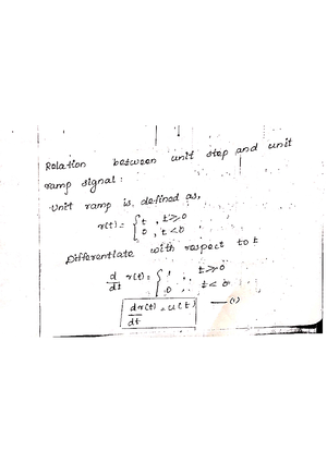 Analysis of discrete time signal Signals and System notes - Studocu