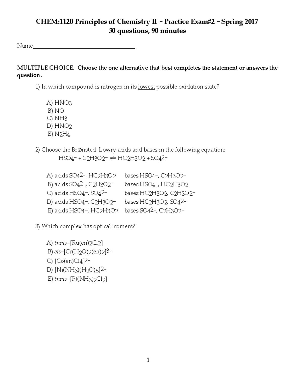 chem1120-s17-practiceexam-2-f-chem-1120-principles-of-chemistry-ii