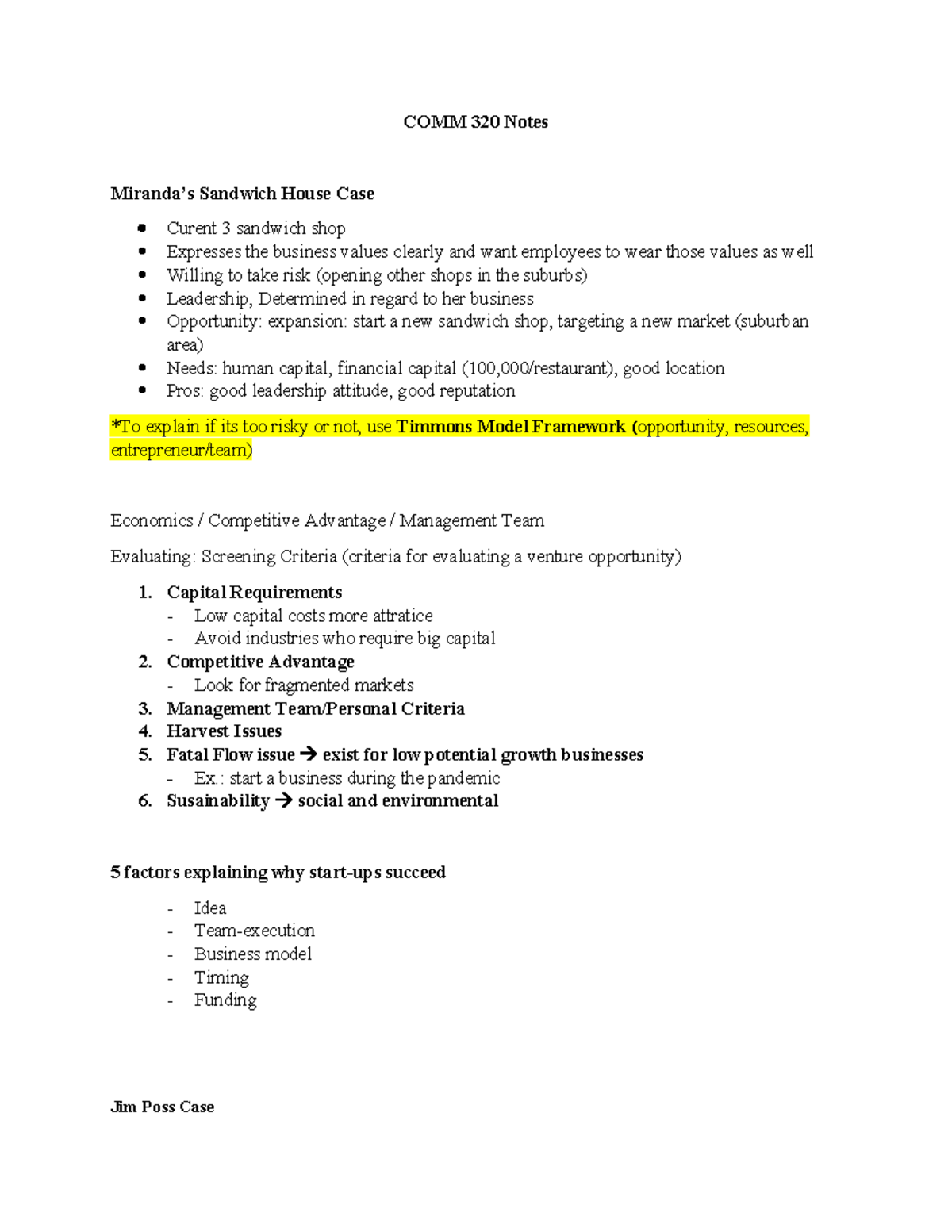 COMM-320-Notes - COMM 320 Notes and cases - COMM 320 Notes Miranda’s ...