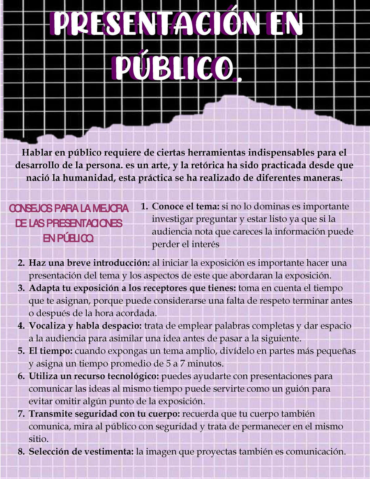 Presentacion EN Publico - PRESENTACI”N EN P⁄BLICO. PRESENTACI”N EN P ...