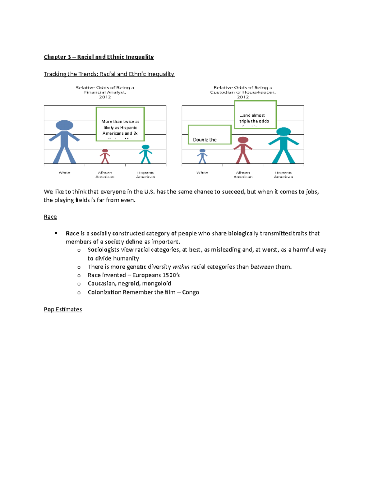 Chapter 3 - PowerPoint Notes. Raymond, Hall - Chapter 3 – Racial and ...
