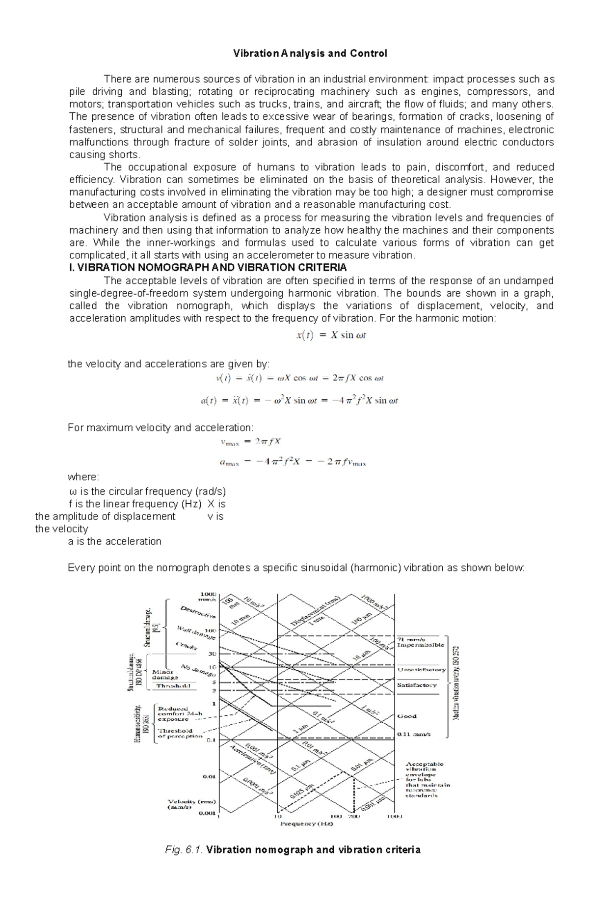 Vibration Analysis And Control - The Presence Of Vibration Often Leads ...