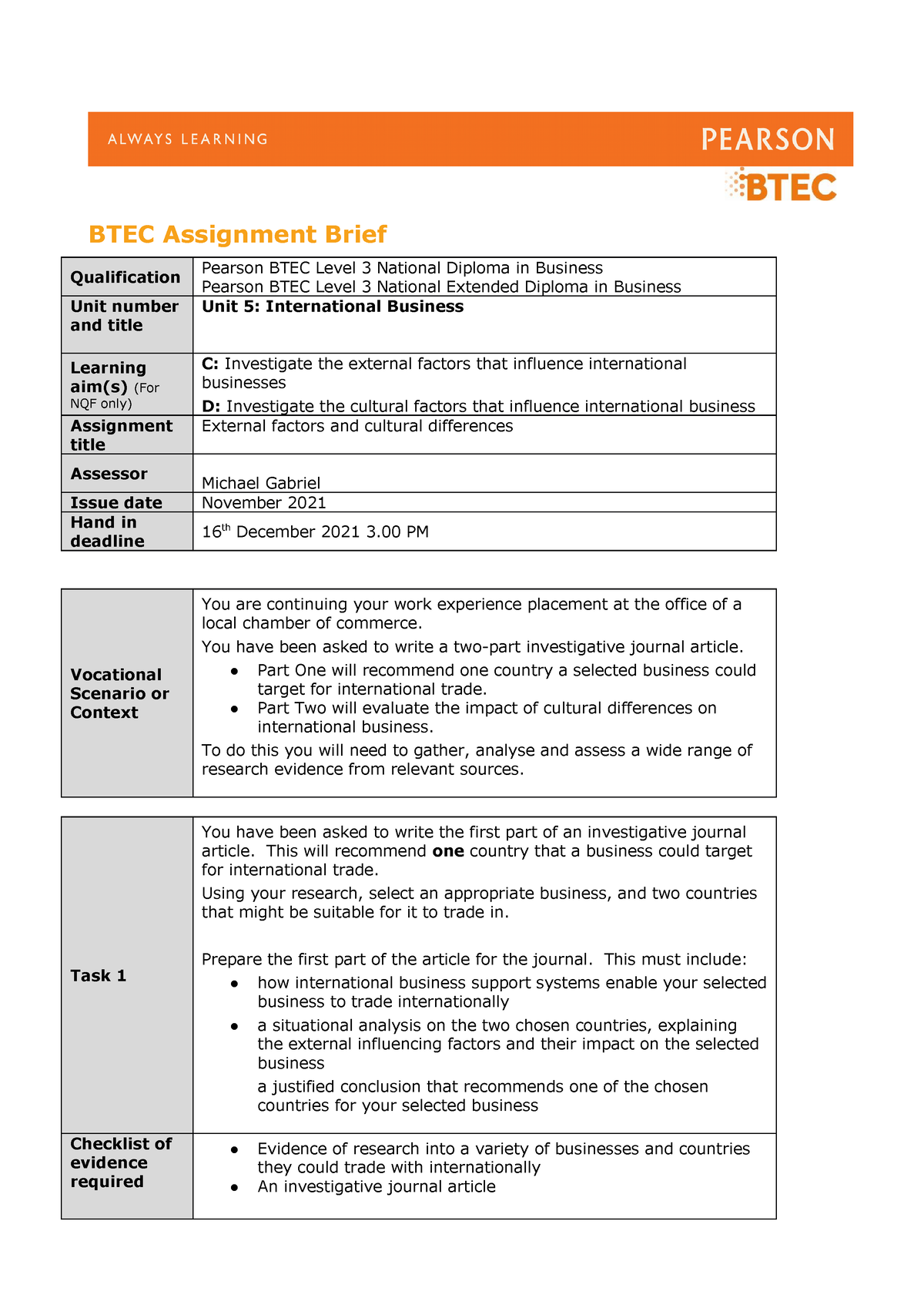 unit 8 assignment 2 d2