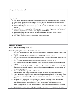 Causes Of War Notes - Who/what/when is it about? Big or Key Ideas ...
