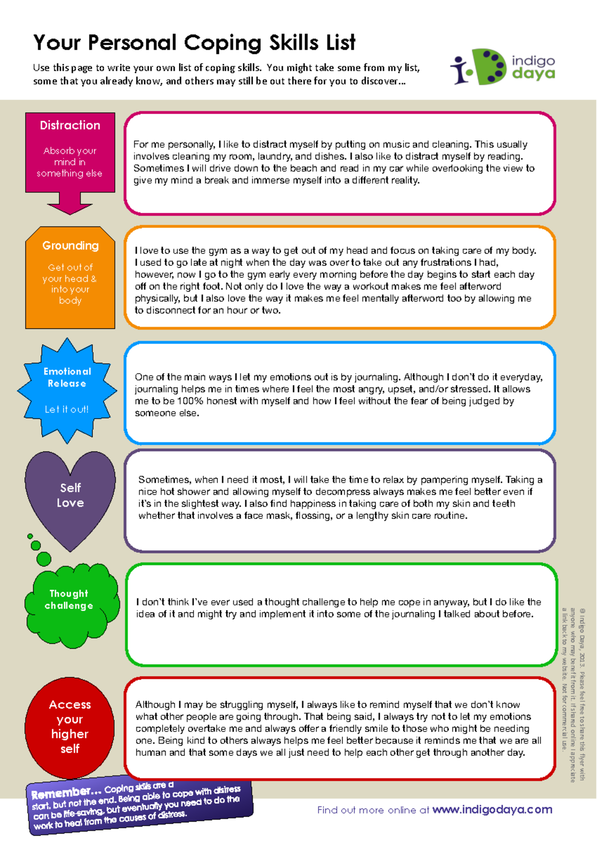 Coping-skills-flyer-v5 Indigo-Daya - Your Personal Coping Skills List ...