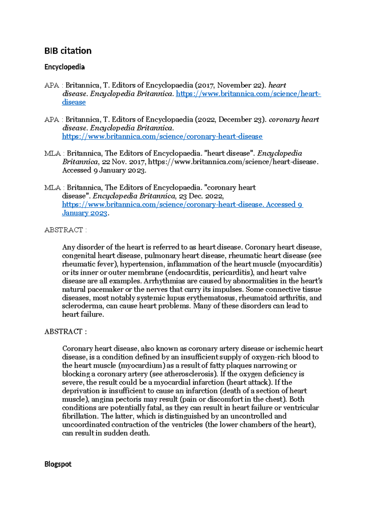 BIB citation BIB citation Encyclopedia APA Britannica, T. Editors