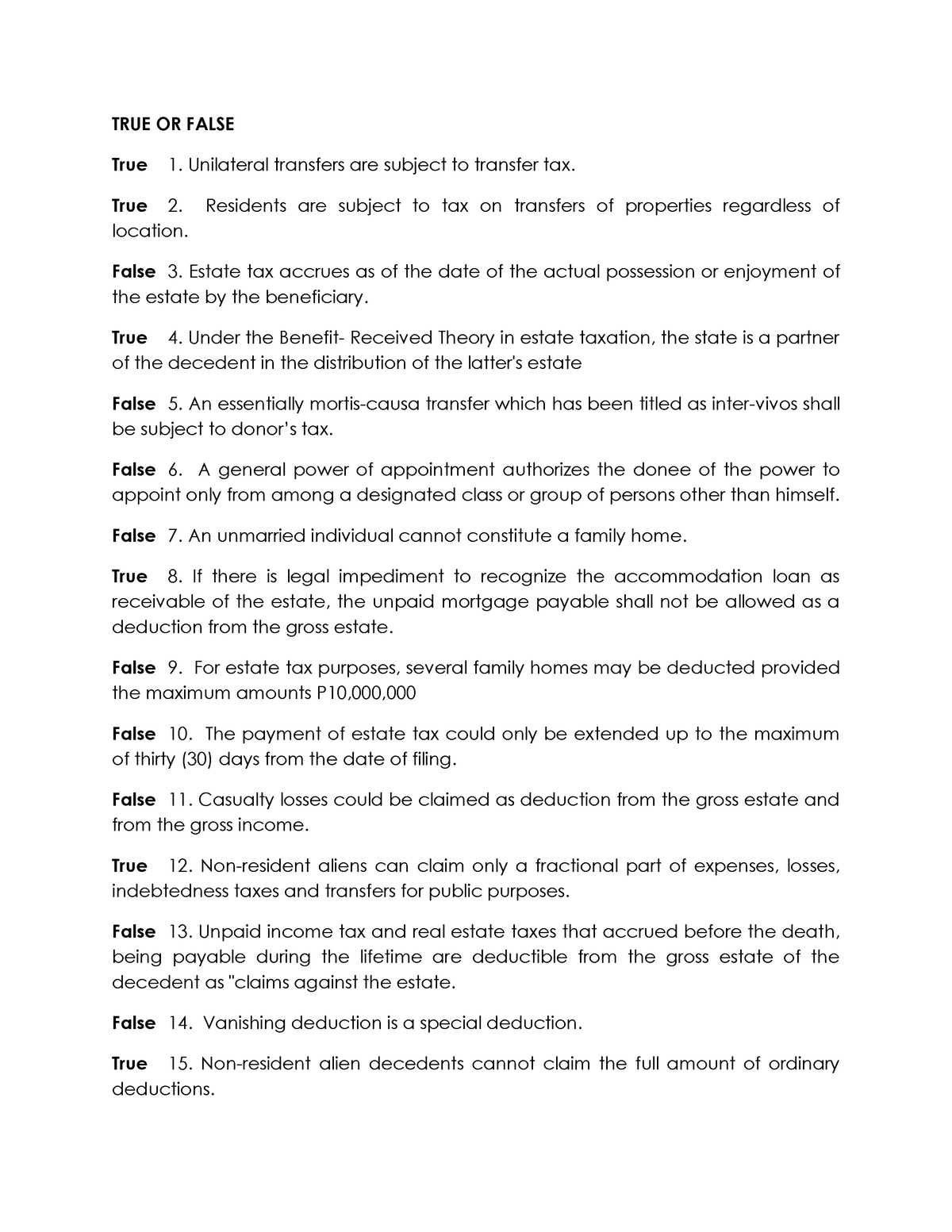 business-taxation-t-f-mcs-true-or-false-true-1-unilateral-transfers