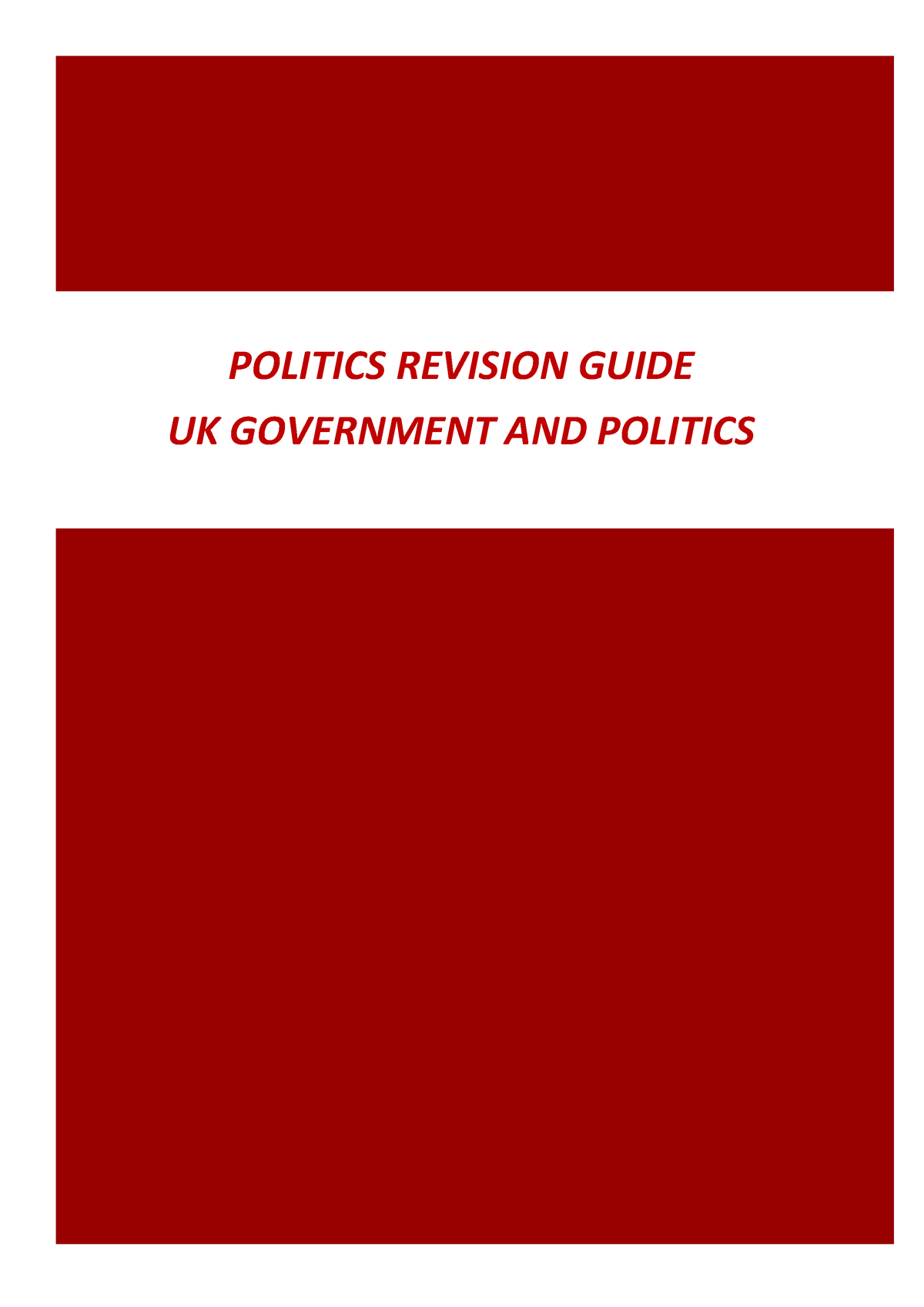 government-and-politics-revision-politics-revision-guide-uk