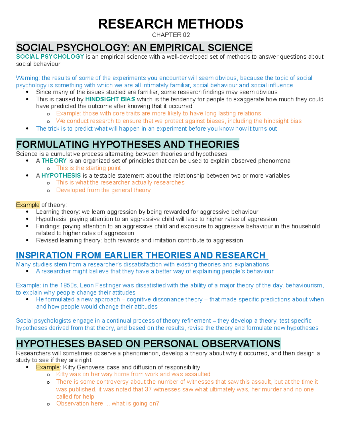 empirical research in social psychology