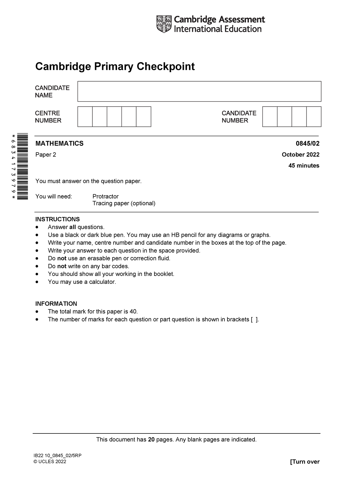 Oct Maths This Document Has Pages Any Blank Pages Are Indicated Ib Studocu