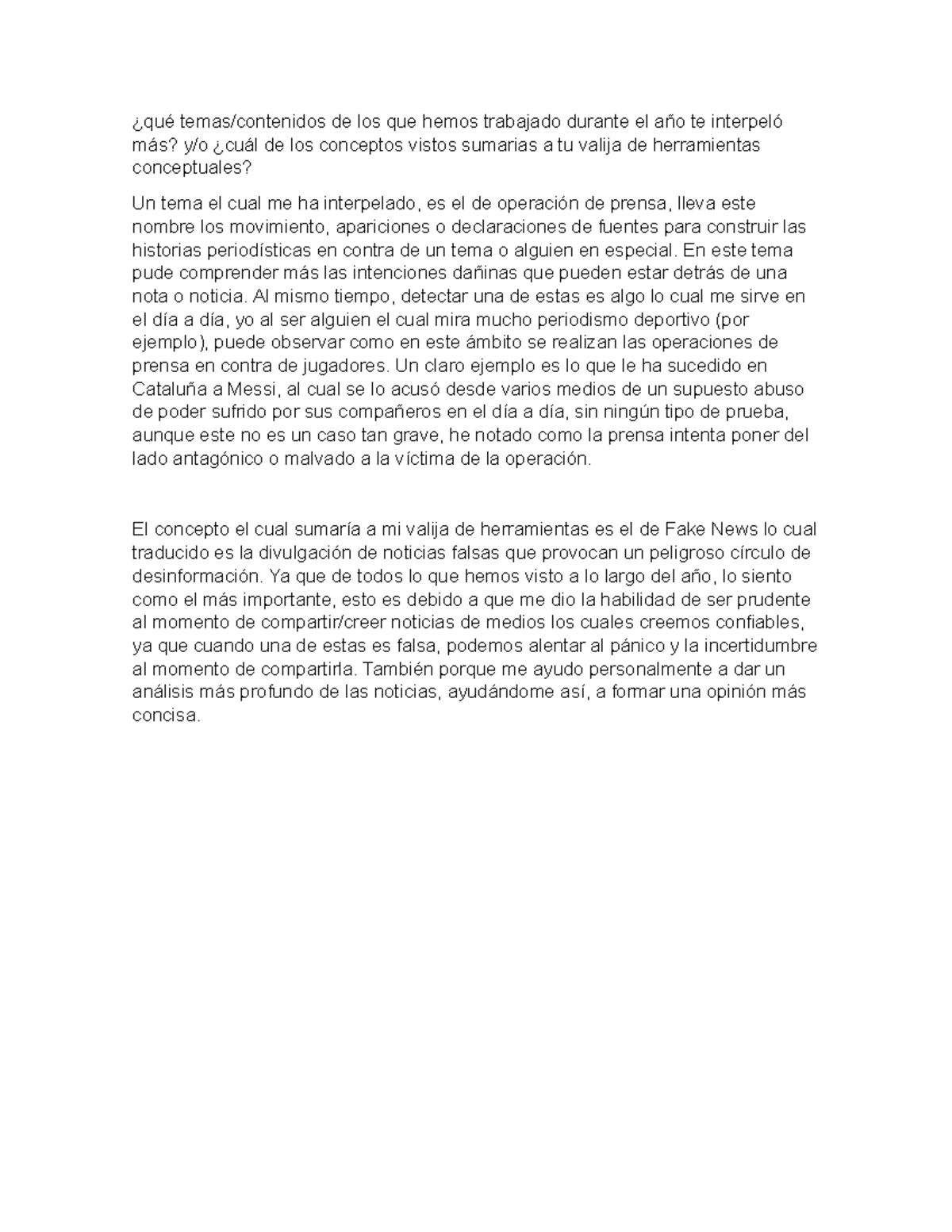 Aportes de la materia CDSy M - ¿qué temas/contenidos de los que hemos ...