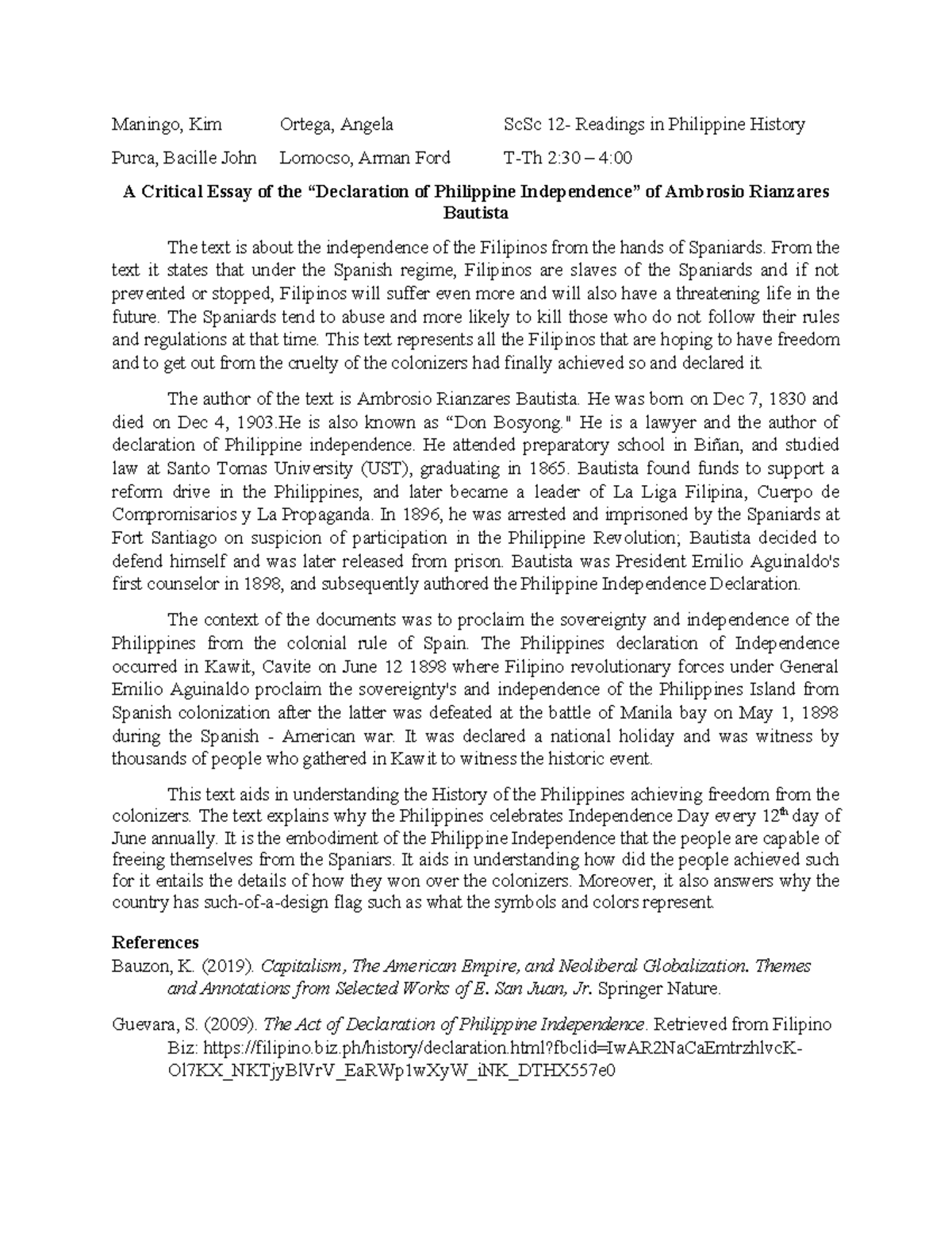 A-critical-essay-of-the-declaration-of-philippine-independence-of ...