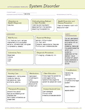 Cystic fibrosis case study - NUR4165 - Studocu