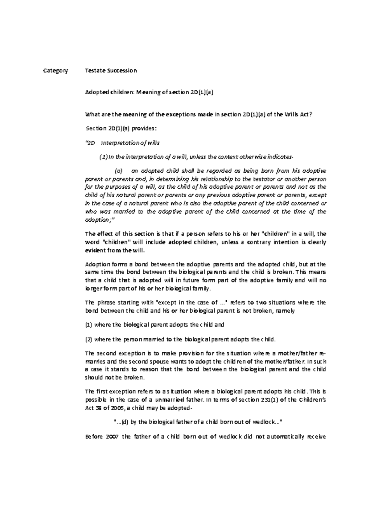 PVL2602-adopted children testate succession - Category Testate ...