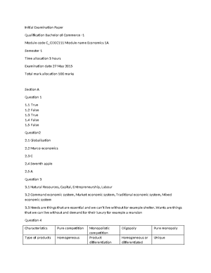 micro economics essays grade 12