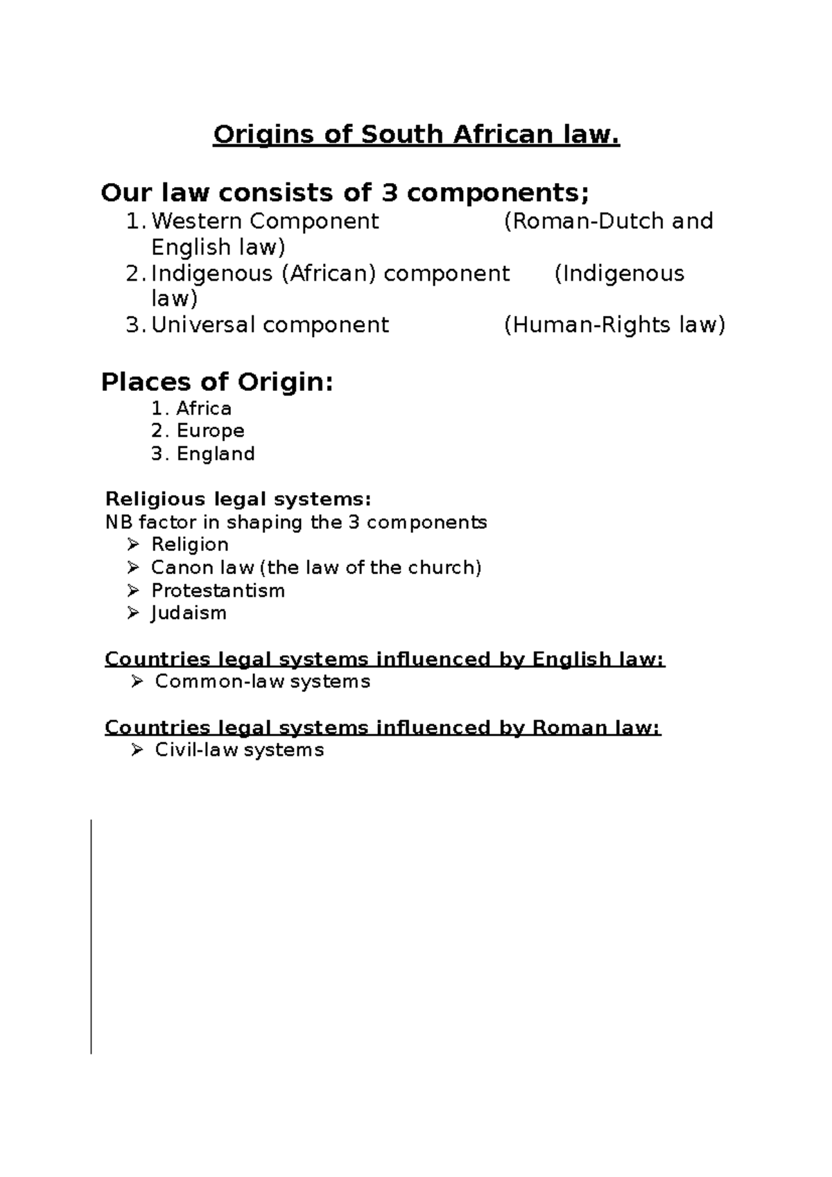 origins-of-south-african-law-our-law-consists-of-3-1-western