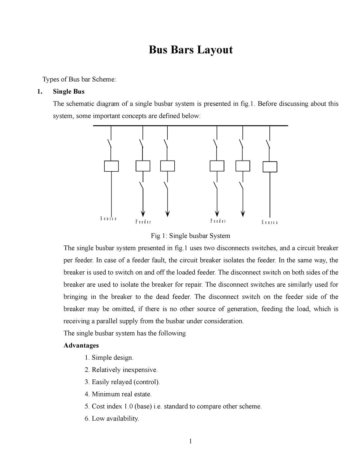 4 Simplified double bus a-breaker-and-a-half configuration [20][35] |  Download Scientific Diagram