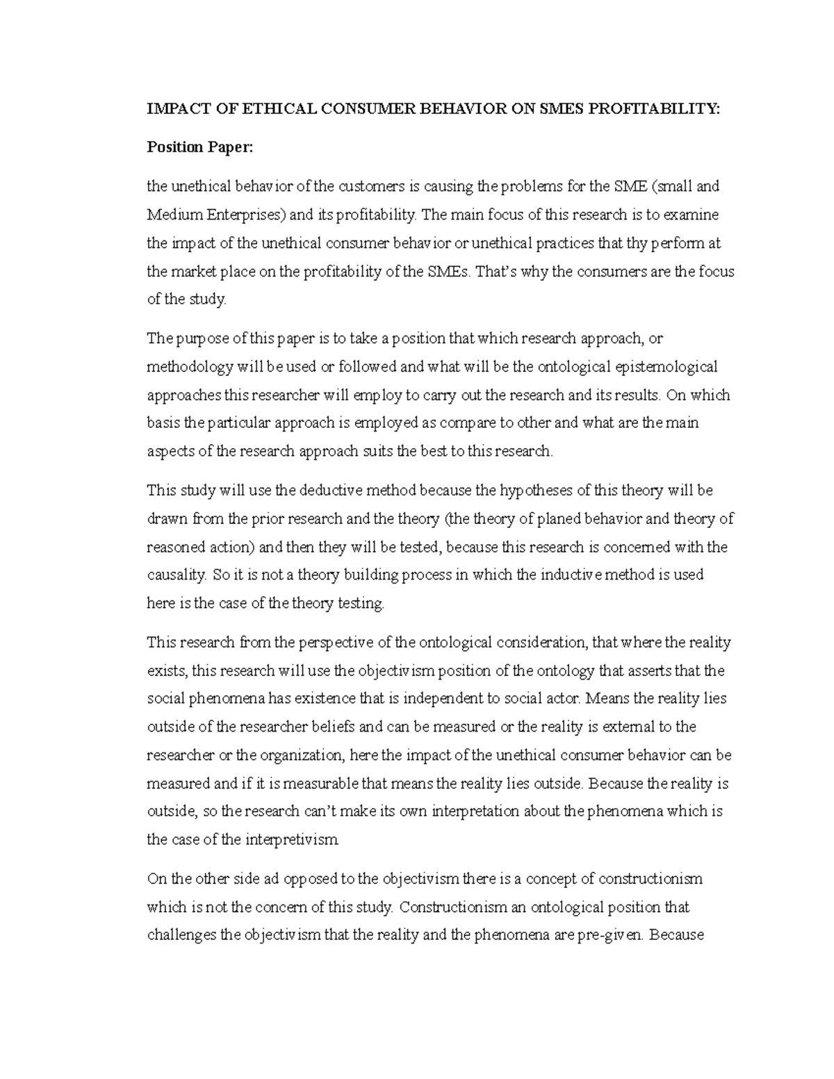Position Paper practice document guides for beginners. I hopes it helps ...