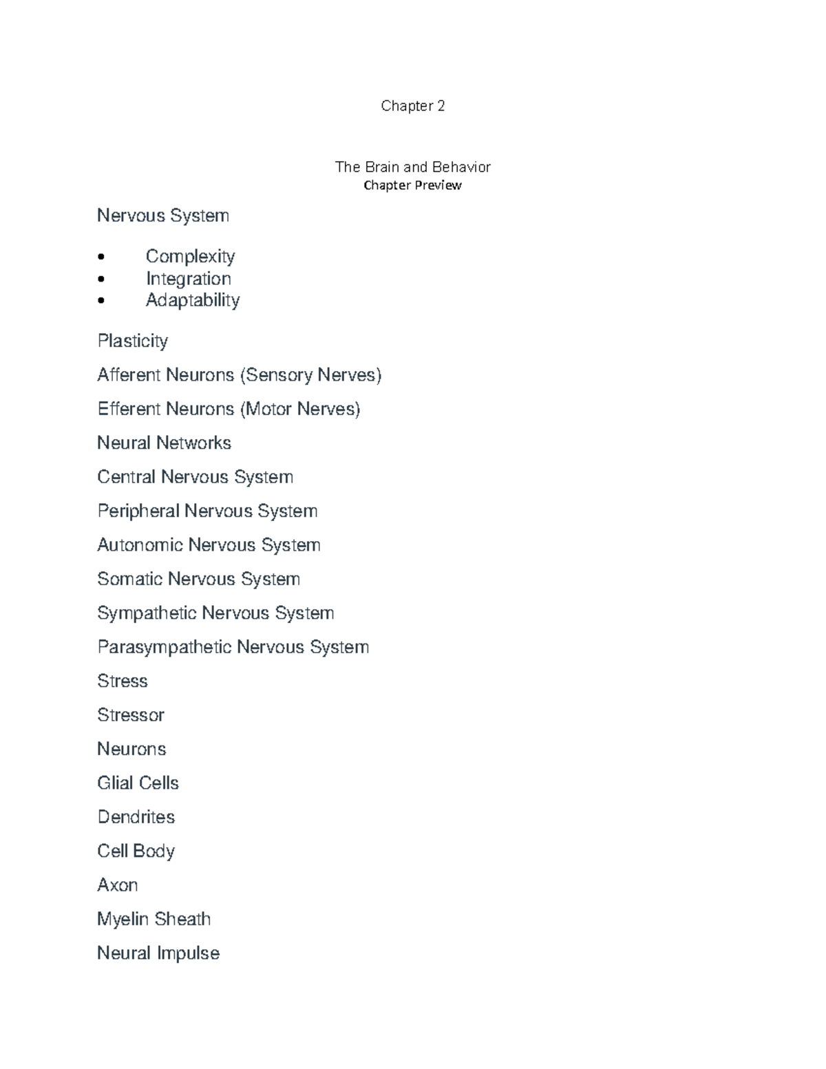 Ch 02 Study Guide - Summary Introduction To Psychology - Chapter 2 The ...