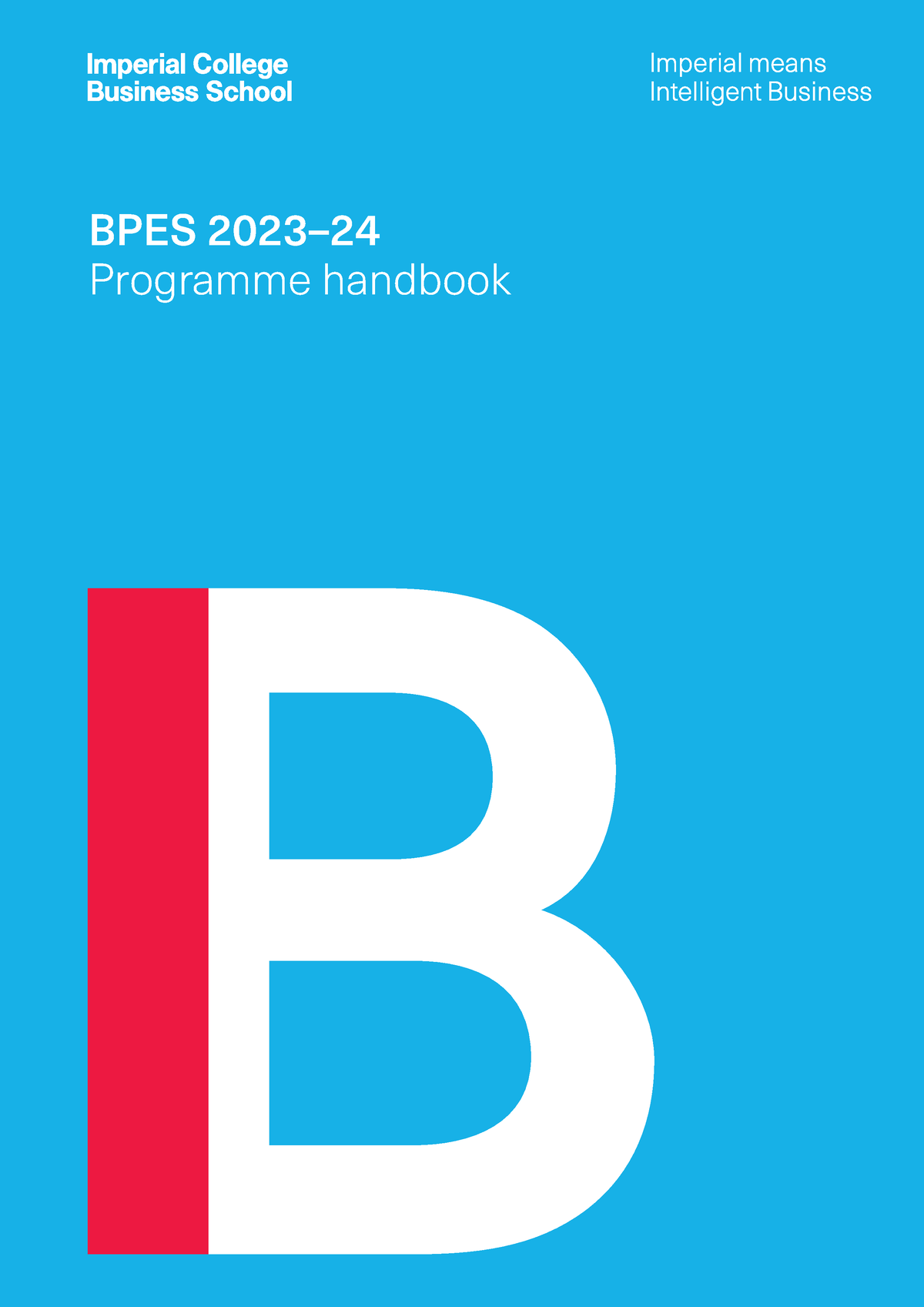 BPES Programme Handbook 2023 - BPES 2023– Programme Handbook Contents ...