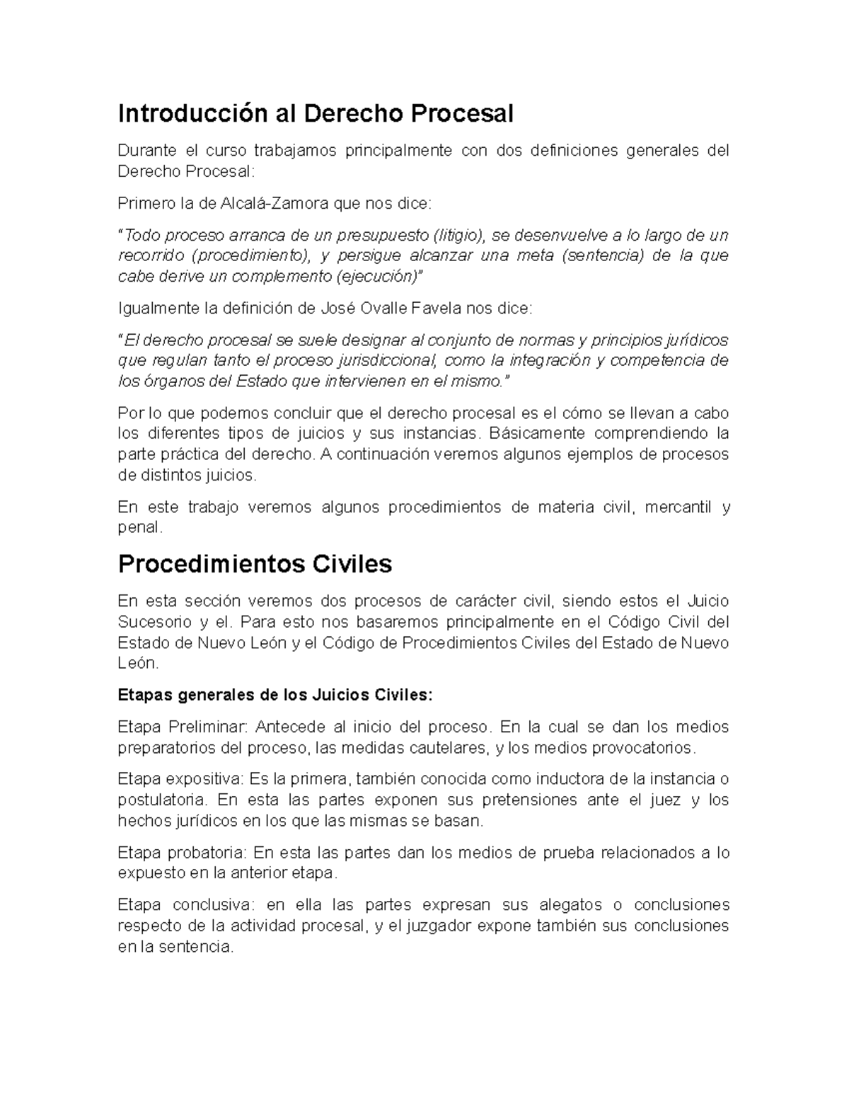 Ejemplos De Derecho Procesal Civil - Image To U