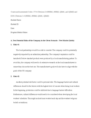 D081 Task 1 Passed D081 Wgu Studocu D081 Task 1 Passed D081 Wgu Studocu