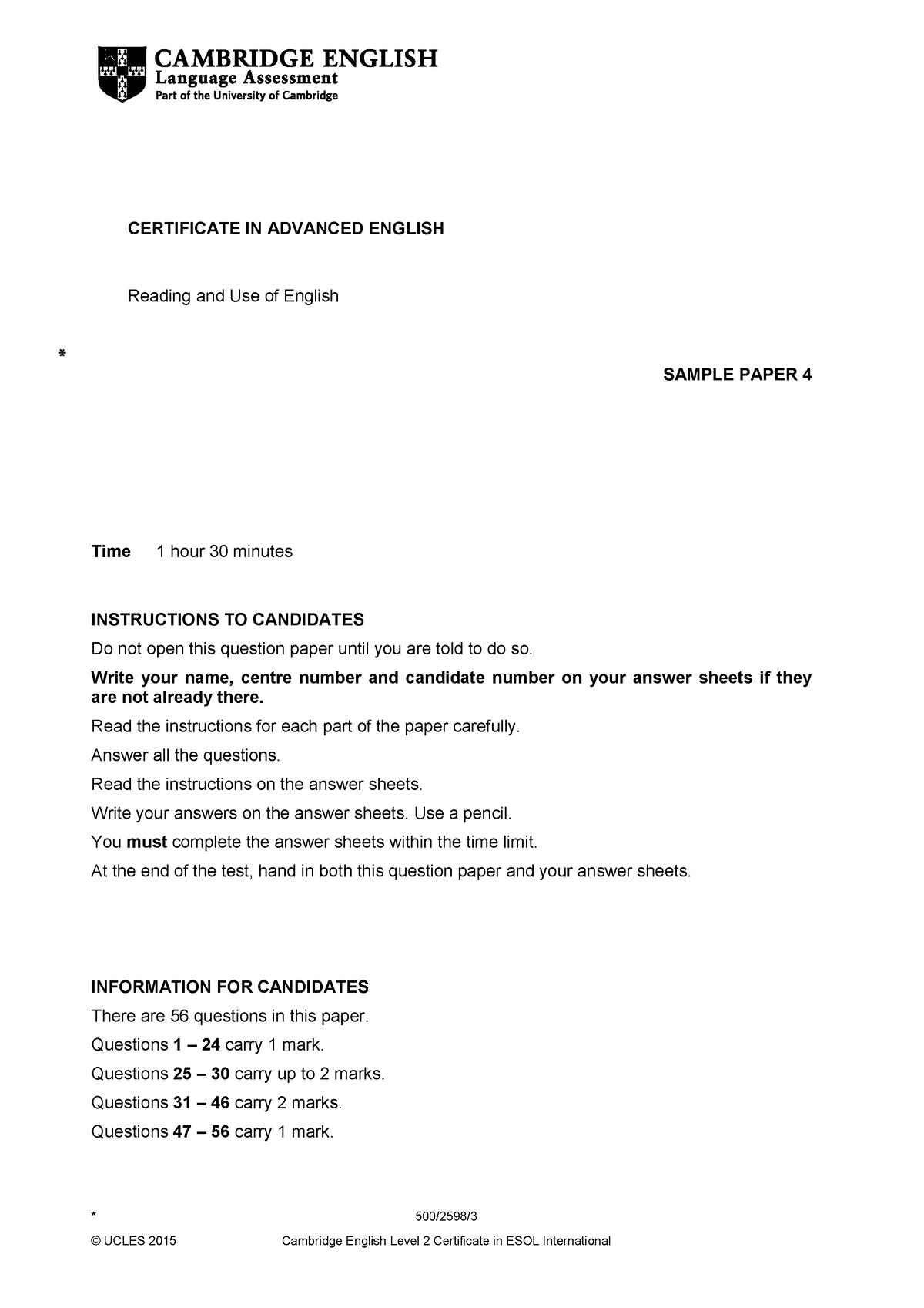 cae-4-reading-certificate-in-advanced-english-reading-and-use-of