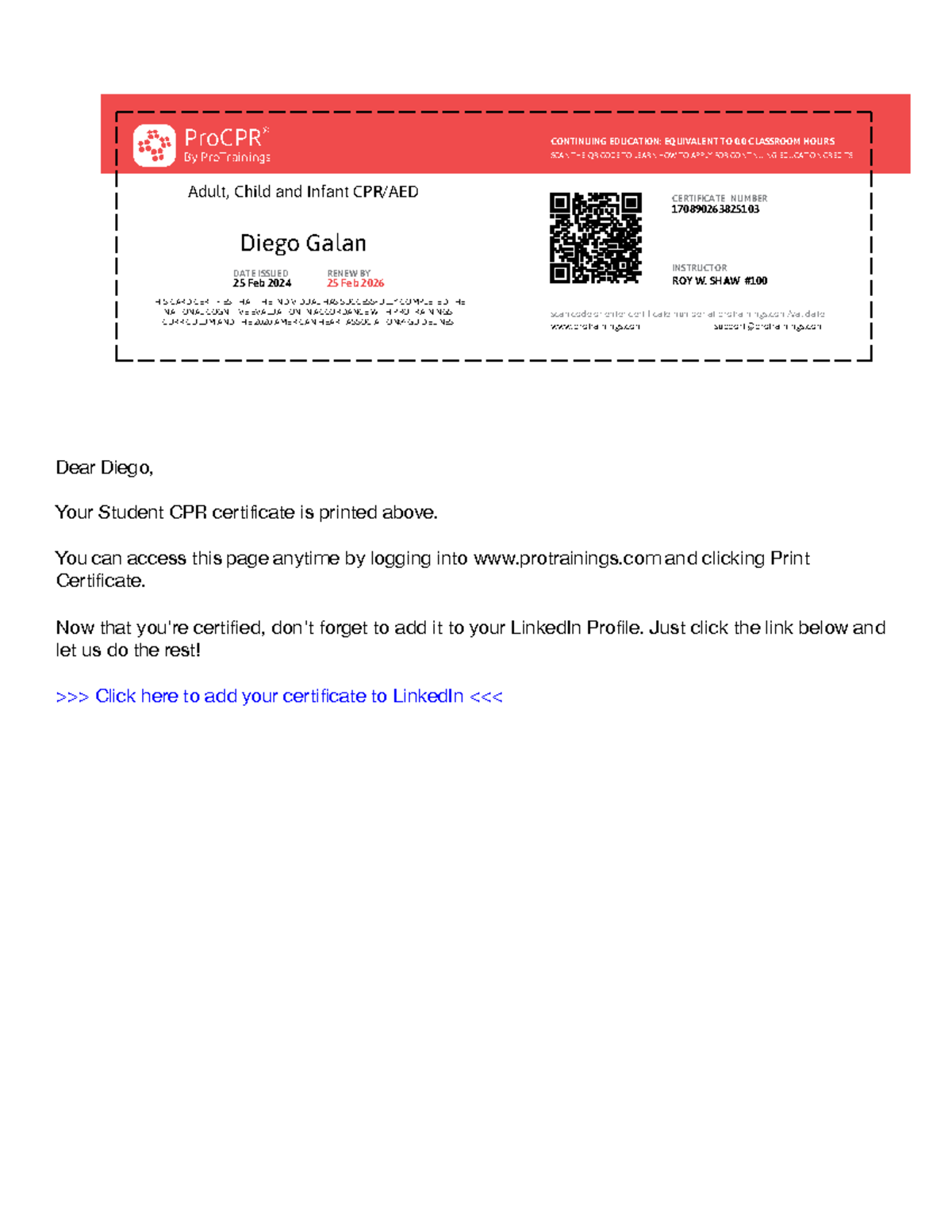 Cprcertificate - CPIIJPOPOIINH - ProCPR® By ProTrainings CONTINUING ...