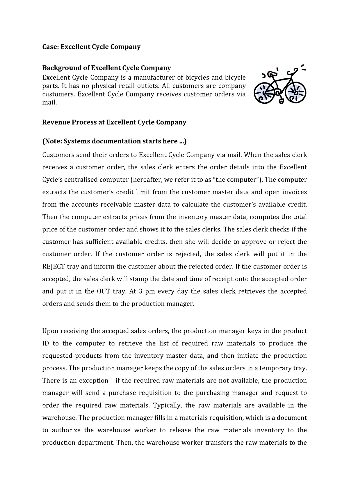 seminar-assignments-excellent-cycle-company-case-excellent-cycle-company-background-of