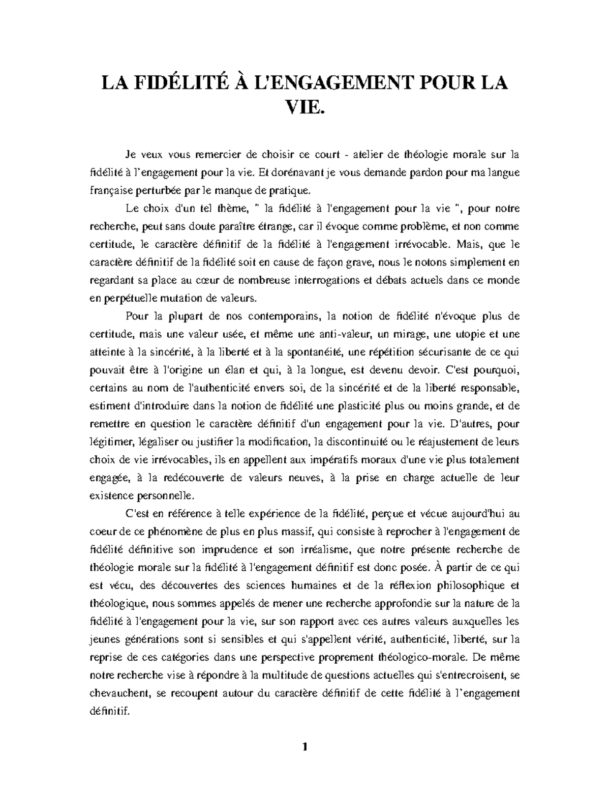 Atelier Fidelite Studocu