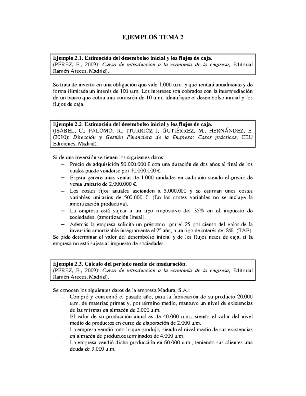 Ejemplos TEMA 2 - Ejercicios de repaso - EJEMPLOS TEMA 2 Ejemplo 2 ...