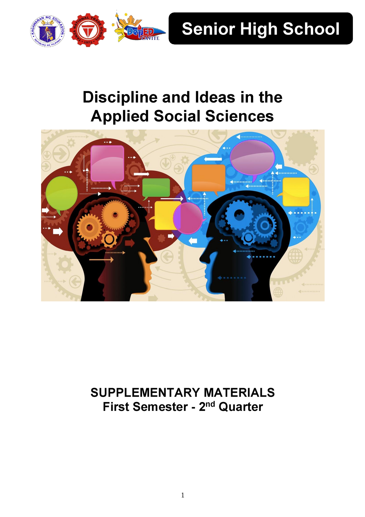 Module Diass 2nd Quarter Discipline And Ideas In The Applied Social Sciences Supplementary
