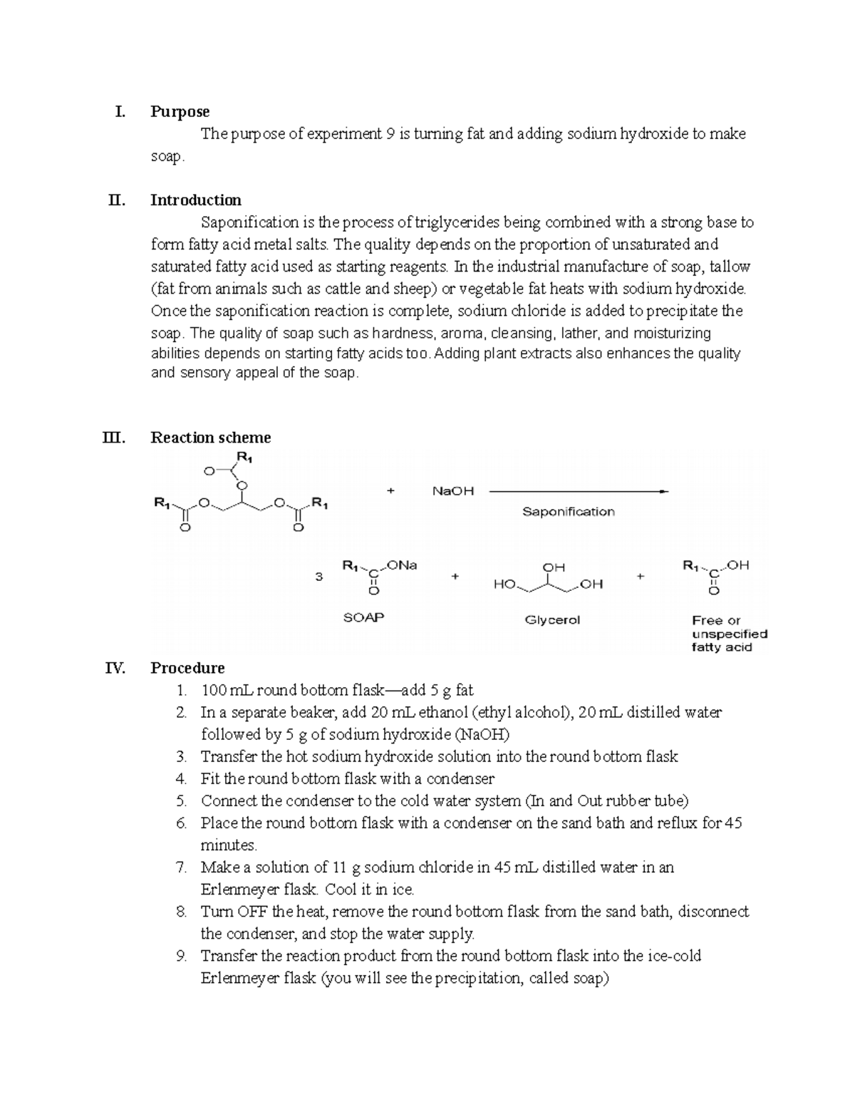 Lab 9 - example of lab 9 - I. Purpose The purpose of experiment 9 is ...