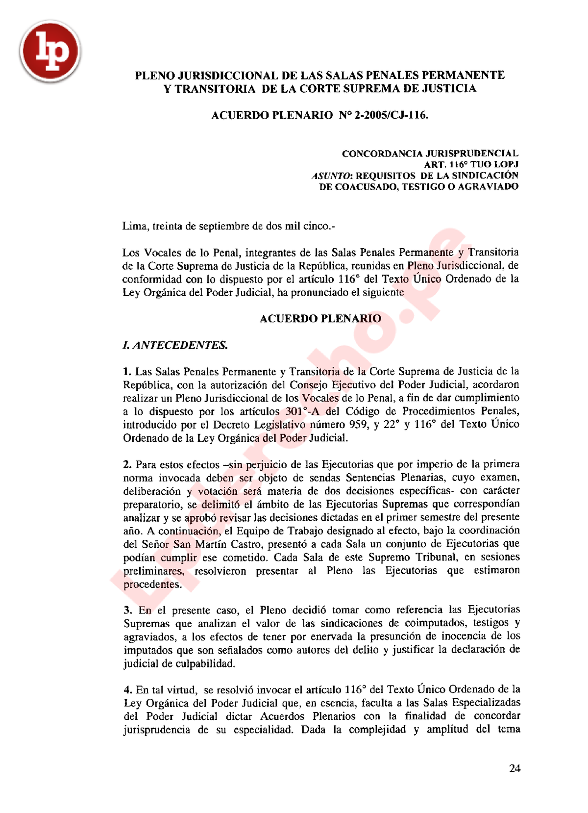 Acuerdo Plenario 2 2005 CJ 116 LP - Derecho Civil - Studocu