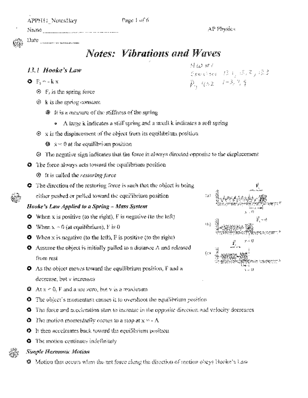 APPH11 Notes 1key - thermo - Mechanical Engineering - Studocu