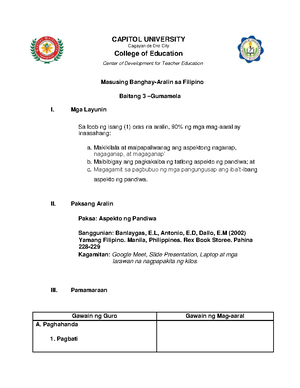 Reporma SA Ekonomiya - Bachelor of Elementary Education - REPORMA SA ...