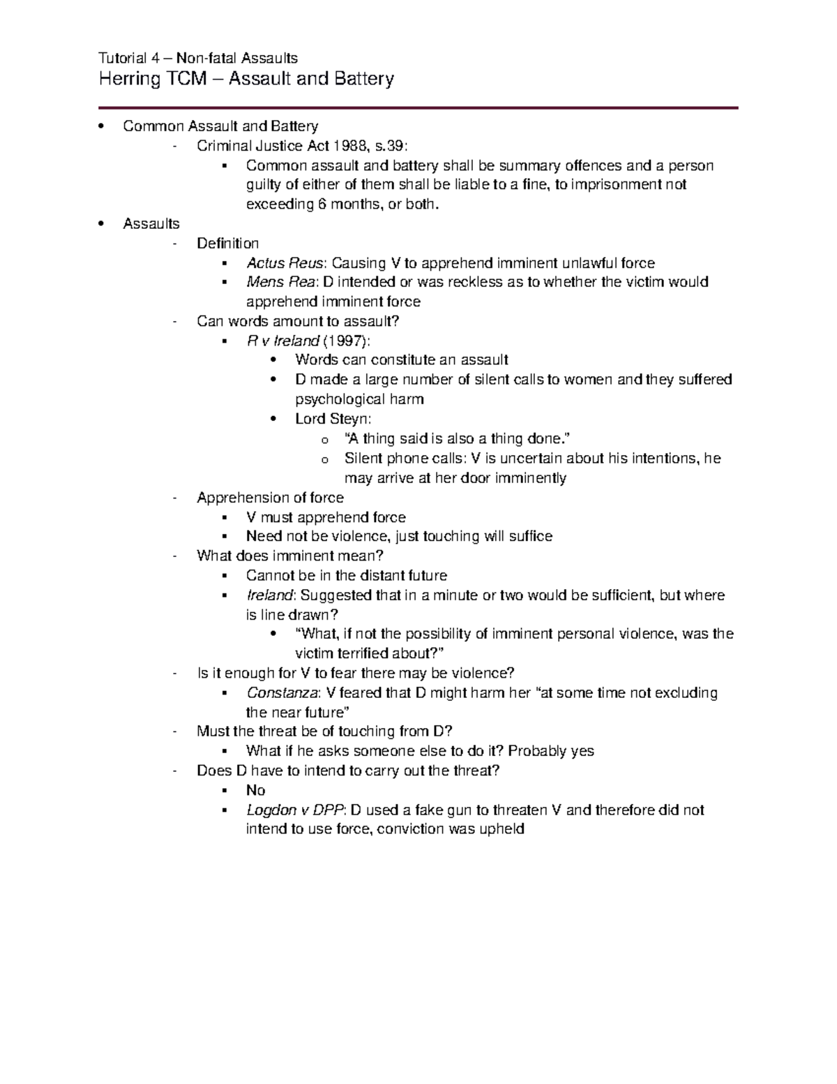 non-fatal-offences-against-the-person-tutorial-4-assaults-herring-tcm