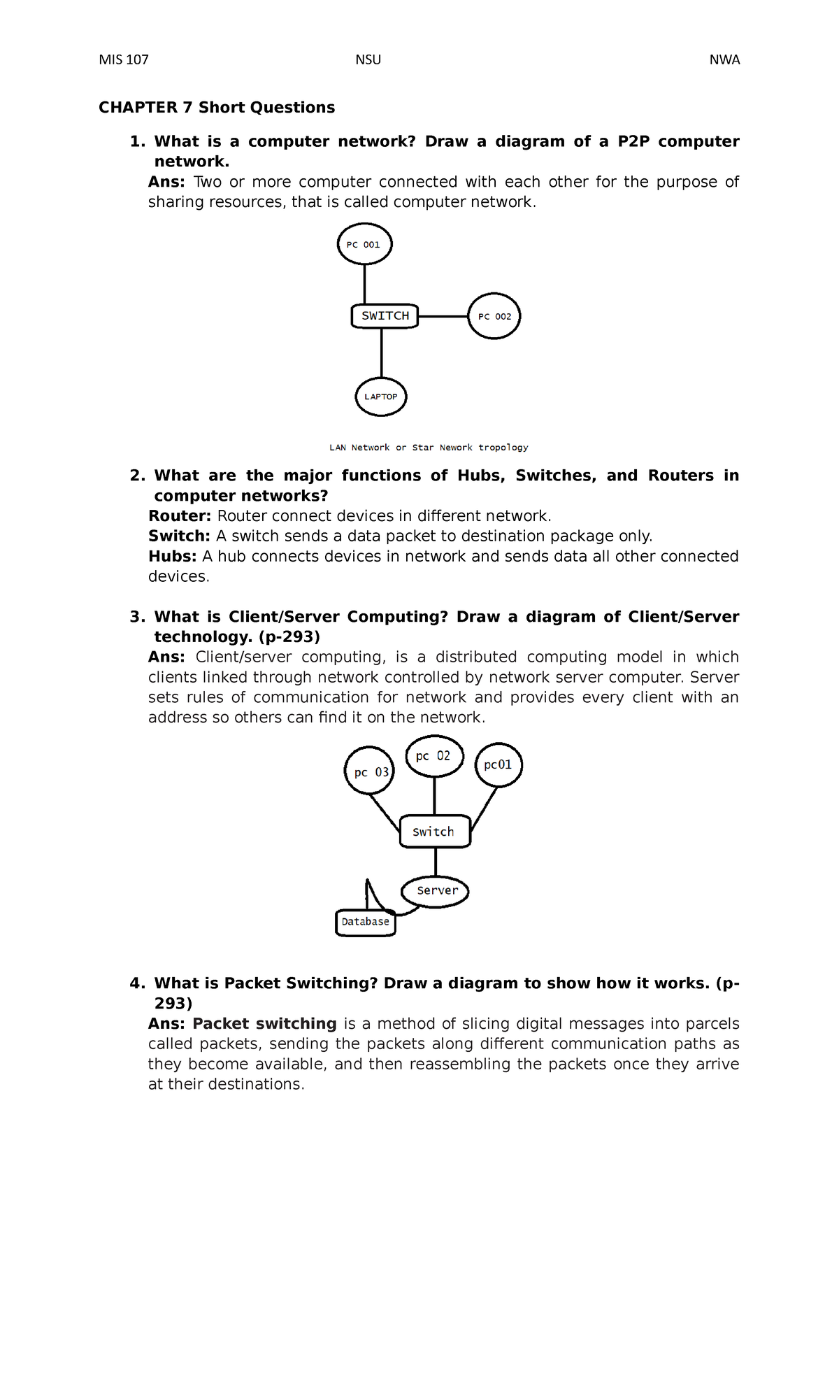 What Is A Computer Class 4th Question Answer