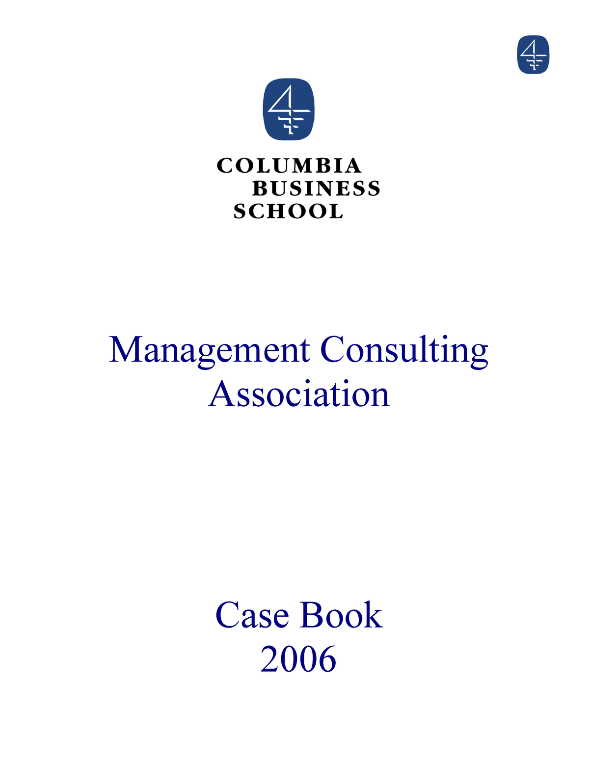 case study consulting book