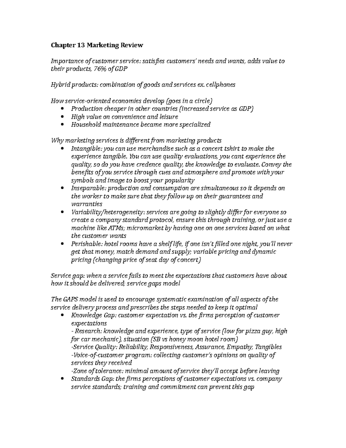 Exam 3 Marketing 301 Exam 1 Study Guide With Notes From The Book And Lecture Chapter 13 Exam 3 Marketing 301 Exam 1 Study Guide With Notes From The Book And Lecture Chapter 13