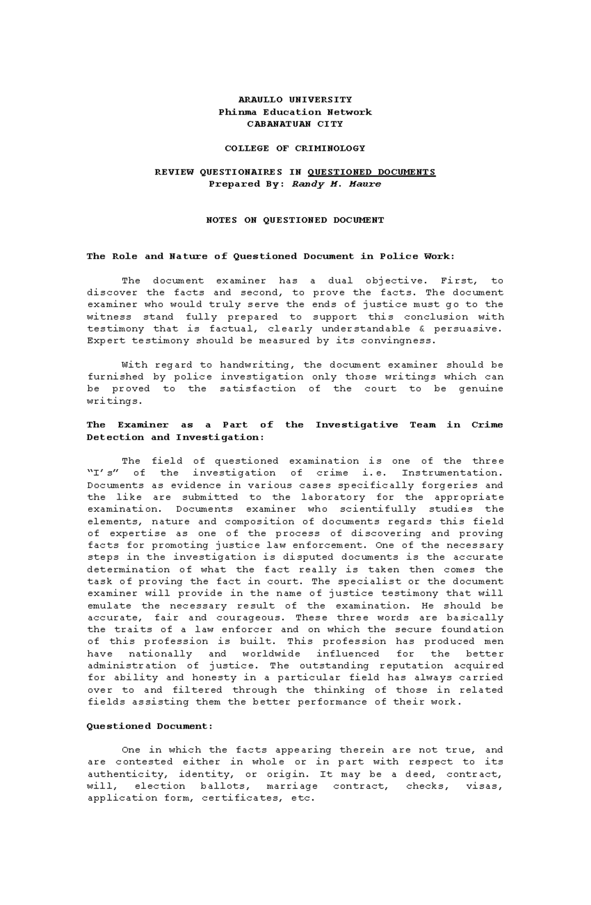 Notes-on-questioned-documents-with-exercises-2 compress - ARAULLO ...