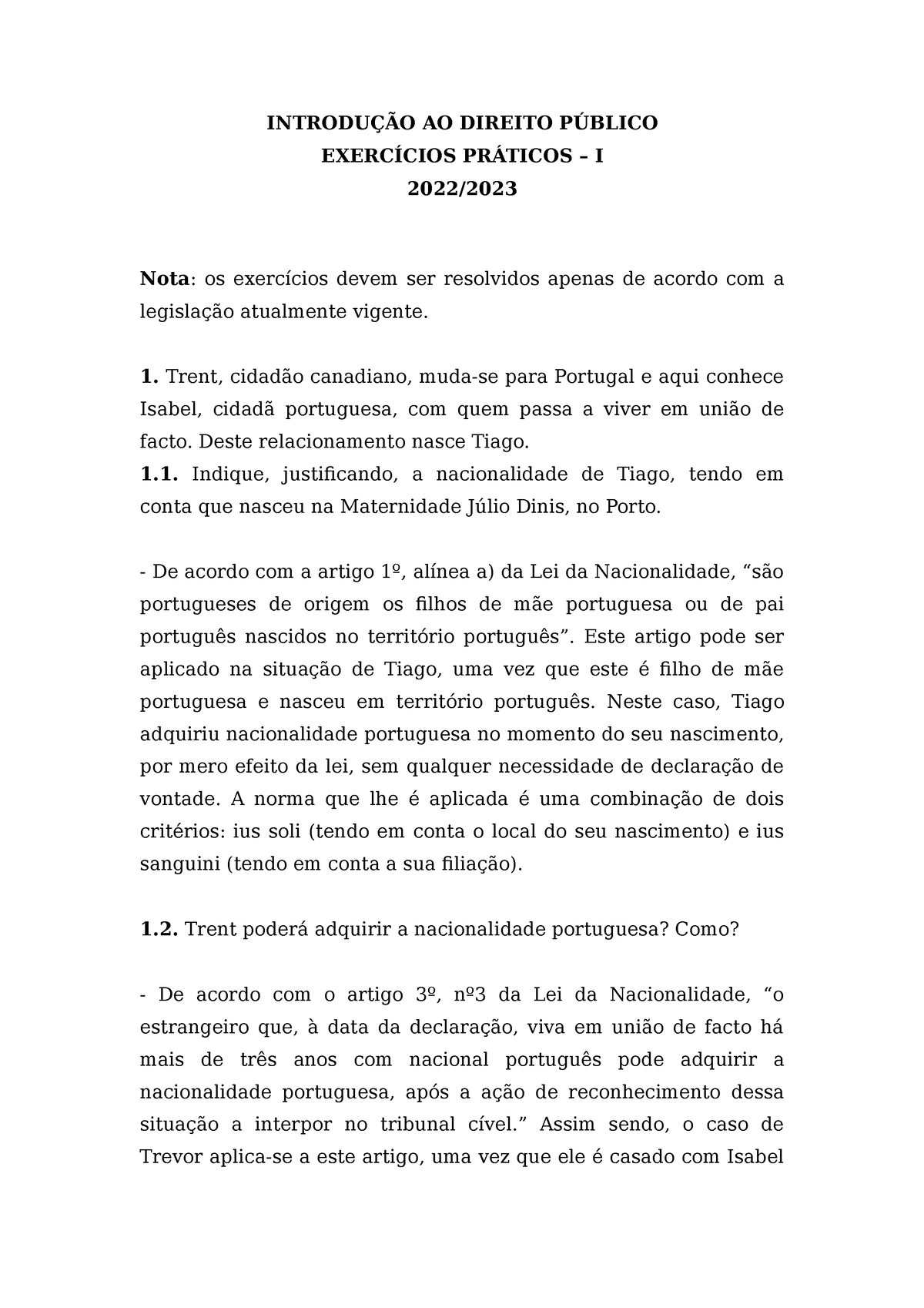 Lingua-portuguesa - Português básico - Conteúdo Coletânea de Exercícios I –  Coletânea de Exercícios - Studocu