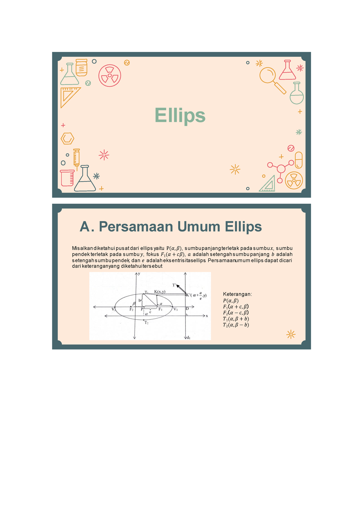 Elips - Materi Dan Rumus - Geometri Analitik - Studocu