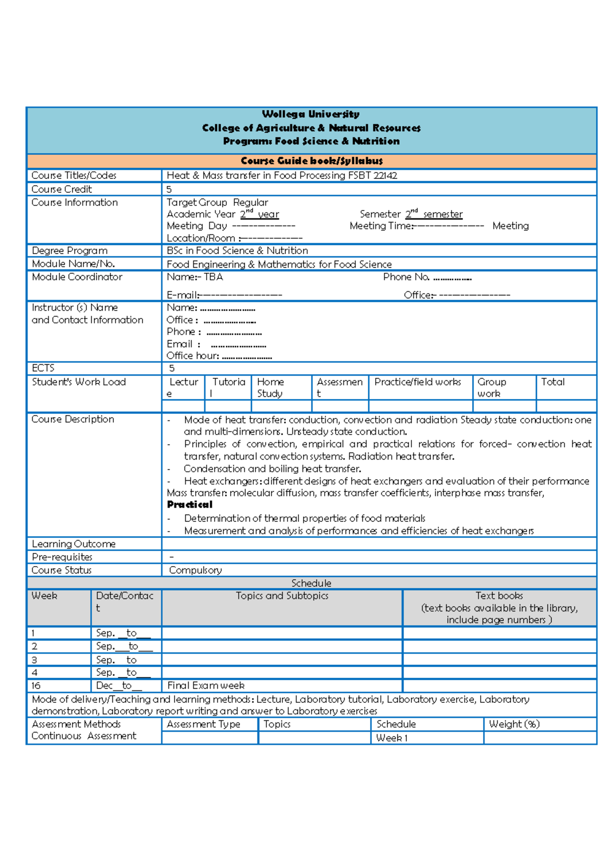 Course for 2nd sem - - Studocu