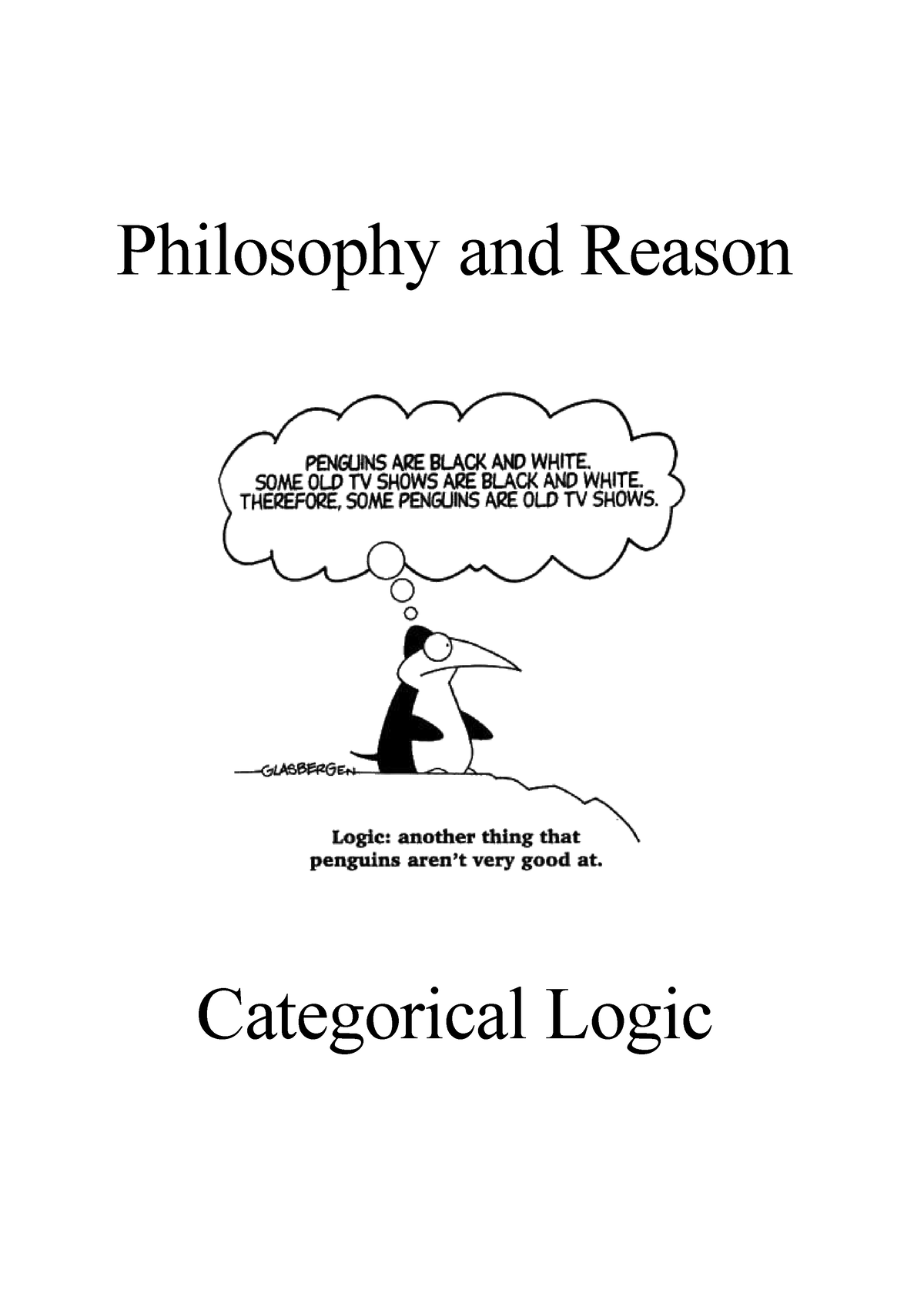 Traditional-Categorical-Logic - Philosophy And Reason Categorical Logic ...