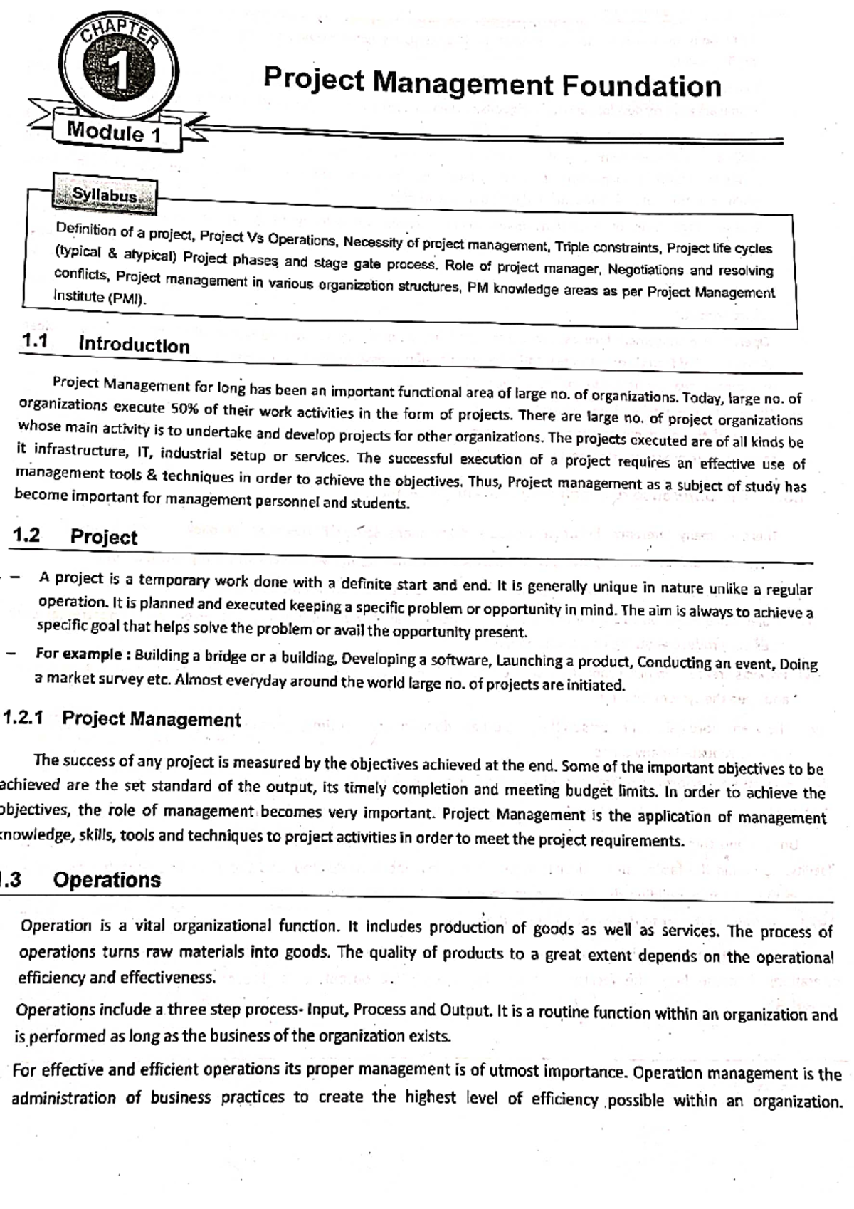 Project Management - Studocu